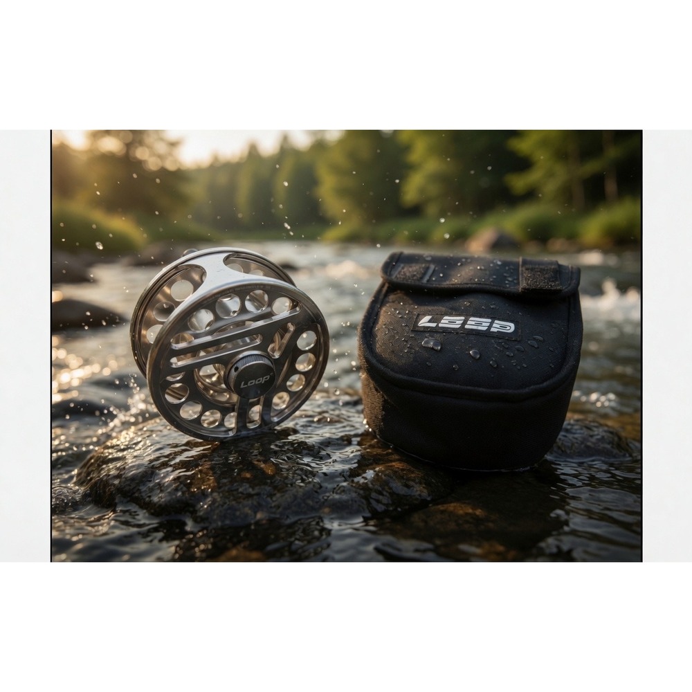Loop Evotec HD 9/13 Fly Fishing Reel G4 Evolution Technology‎ Silver with Case